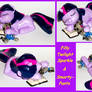 Filly TWILIGHT SPARKLE and SMARTY PANTS custom