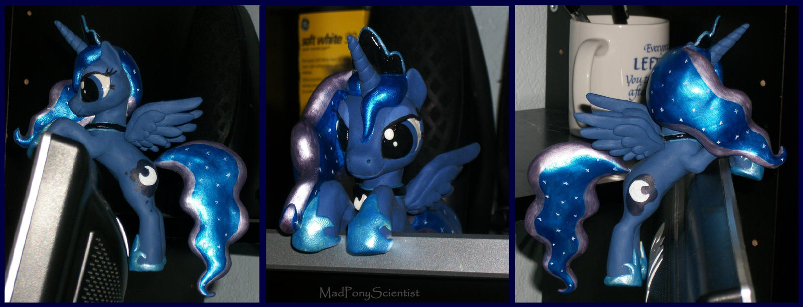 Princess Luna Monitor Hanger by MadPonyScientist