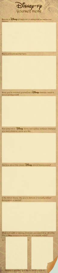 Disney-fy yourself meme