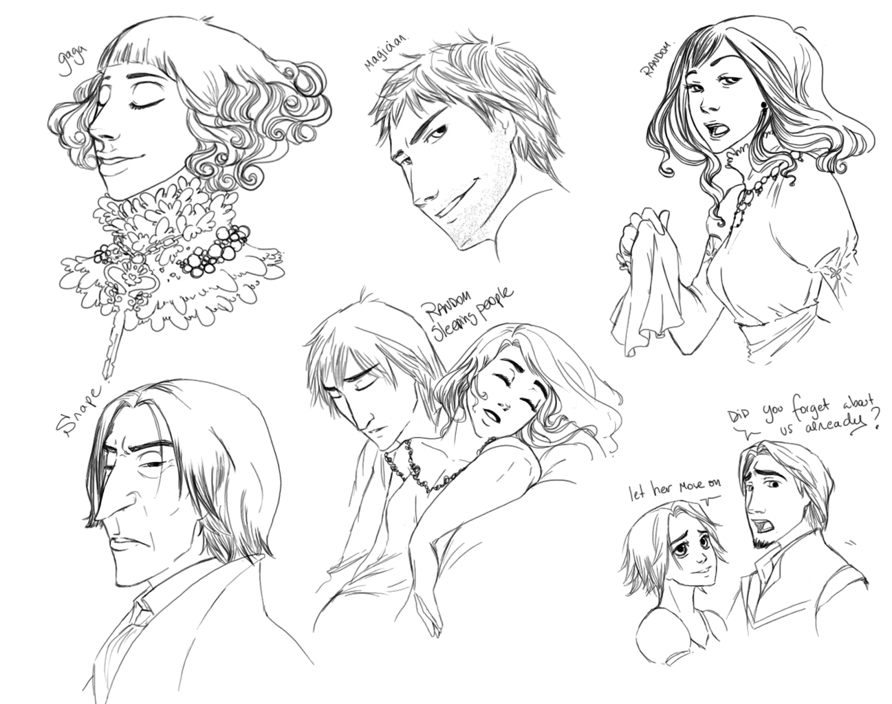 Sketches some random some not