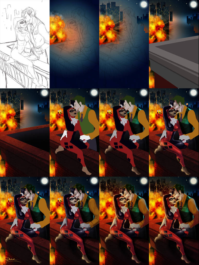 Exploding Gotham steps by palnk on DeviantArt