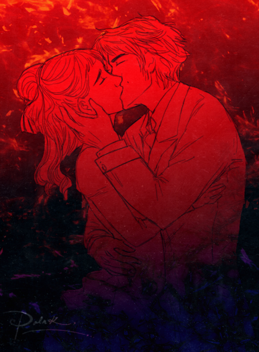 Red Kiss Will and Tessa