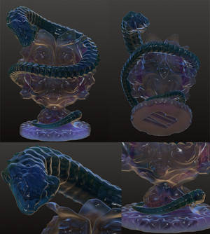 3d Sculpting - Serpent