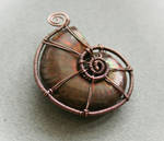 Ammonite pendant by Bodza