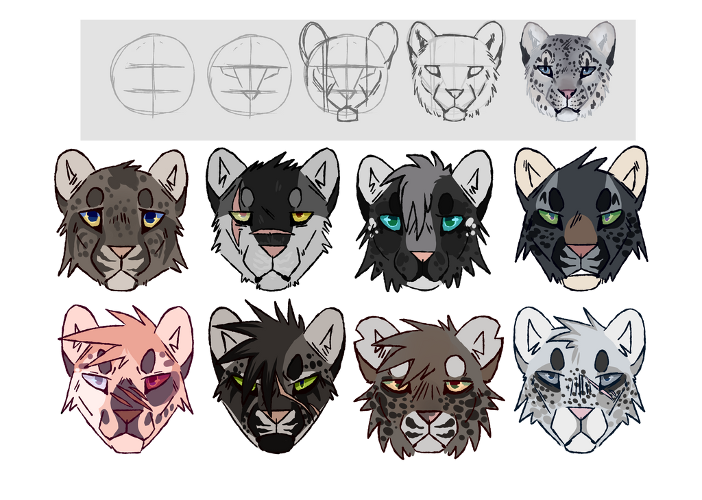 Leopard Neck Tutorial Snow Leopard Tutorial by Nythero on DeviantArt