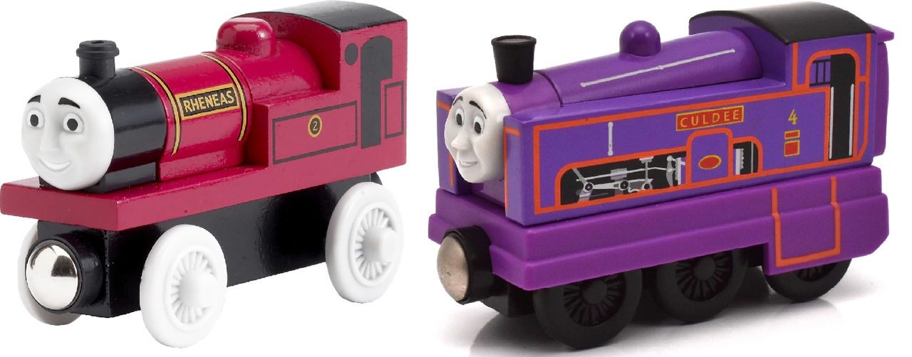 Wooden Railway Rheneas and Culdee 2 Pack by MillieFan92 on DeviantArt