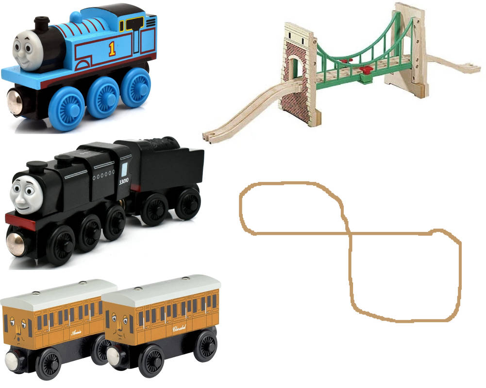 Streamline Thomas Thomas and the New Engine Wooden Railway Set by MillieFan92 on DeviantArt
