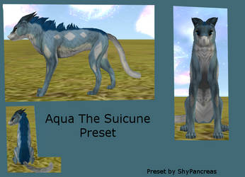 Aqua the Suicune Preset