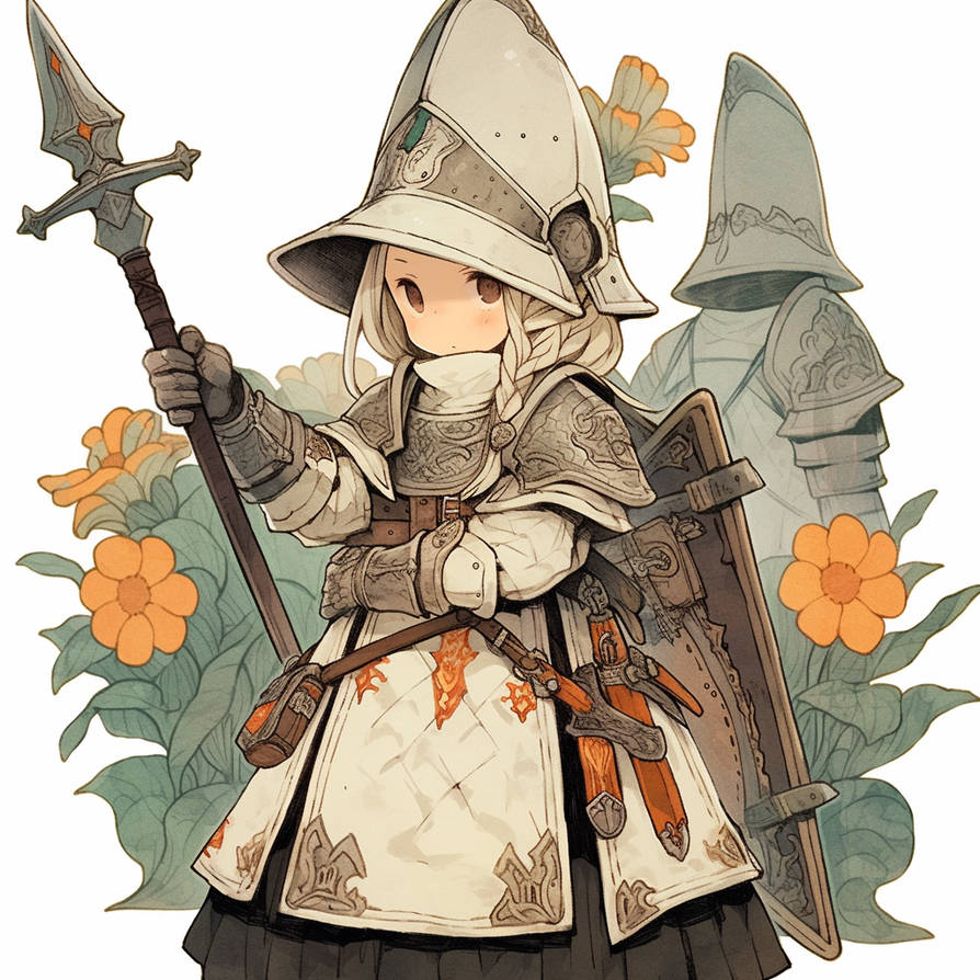 minisized female swordsmen by YoshiAIart on DeviantArt