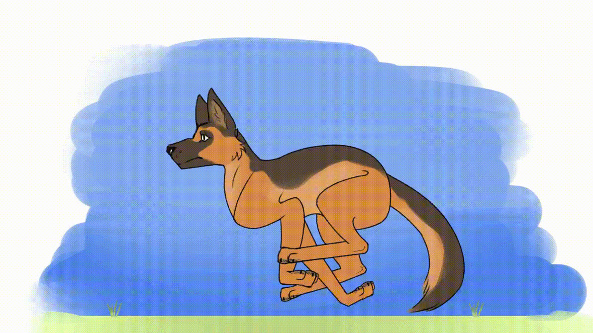Running Doggo Doggo run by Thinking-0f-Her on DeviantArt