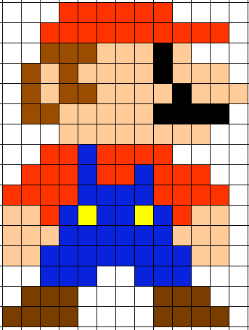 Link Pixel Art in 2023  Link pixel art, Pixel art pattern, Pixel art