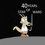 Rocko celebrates 40 years of star wars