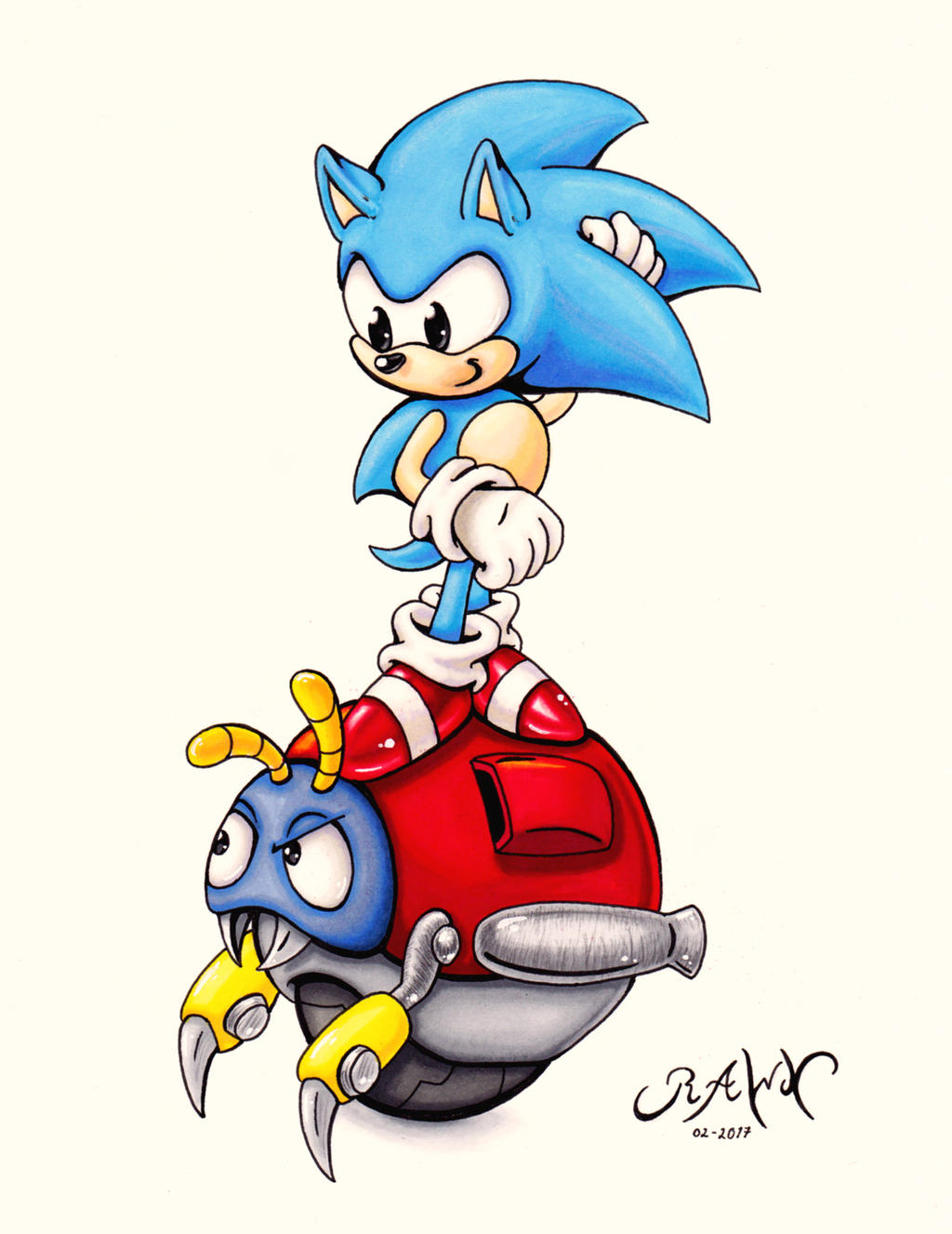 Classic Sonic Fan Art by M4ttCh2306 on DeviantArt