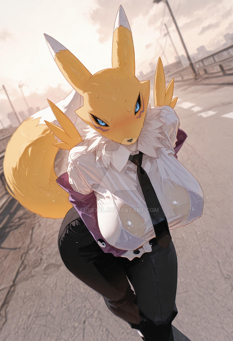 Digimon Ranemon Renamon | Digimon by Furrxel on DeviantArt