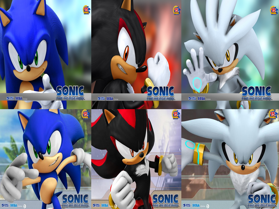 Sonic, Shadow and Silver  Sonic, Sonic and shadow, Shadow the