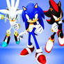 Sonic Shadow and Silver