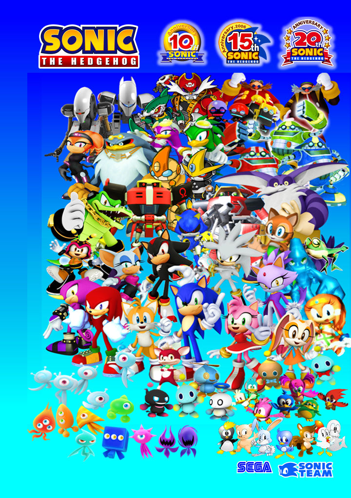 Sonic And His Friends Rivals Bosses Wallpaper V2 By 9029561 On Deviantart