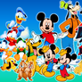 Disney's Mickey Donald and Goofy and there Family
