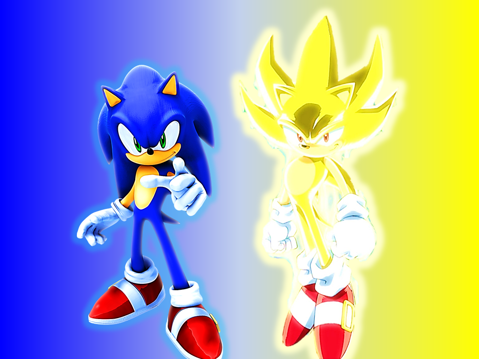 Sonic X (Sonic Super Sonic vs Shadow Super Shadow) by 9029561 on DeviantArt