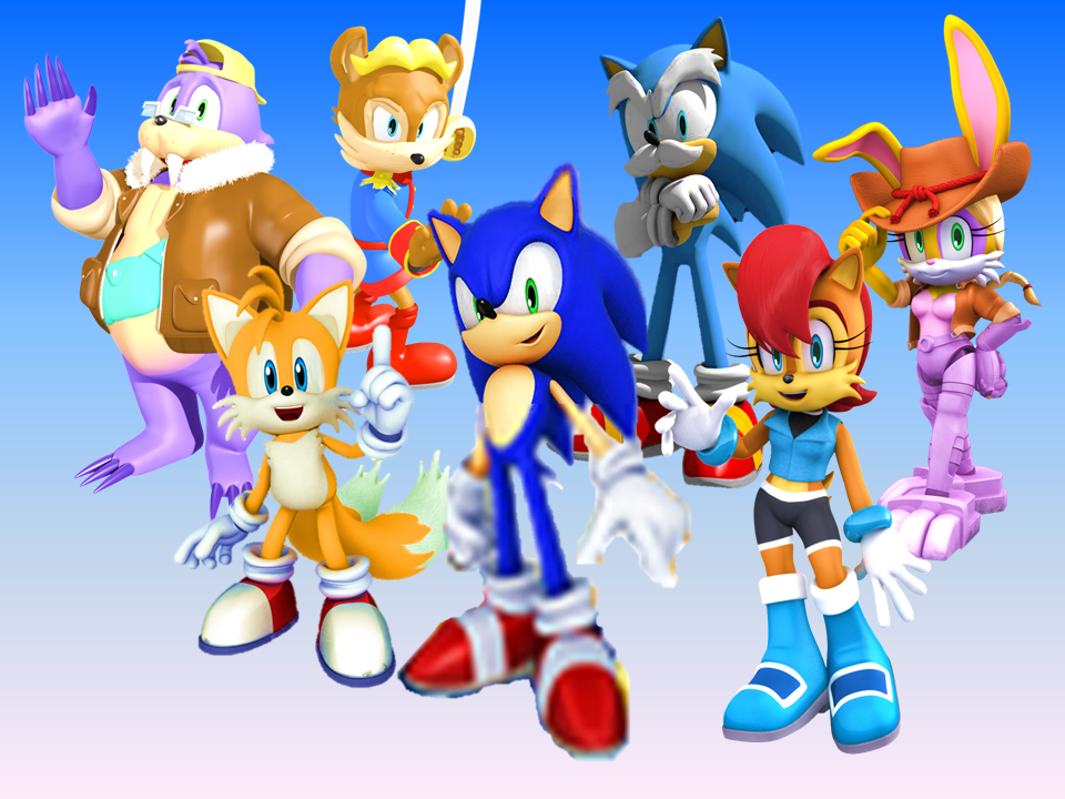 Sonic and friends (Sonic 1 style) : r/SonicTheHedgehog