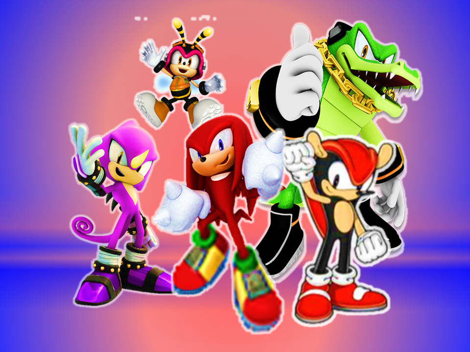 Knuckles Chaotix Wallpaper V6 Final By On Deviantart