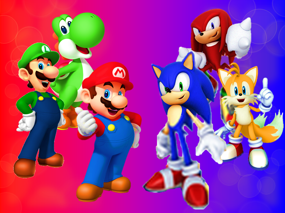 Team Mario And Team Sonic Are Best Friends By 9029561 On Deviantart free im...