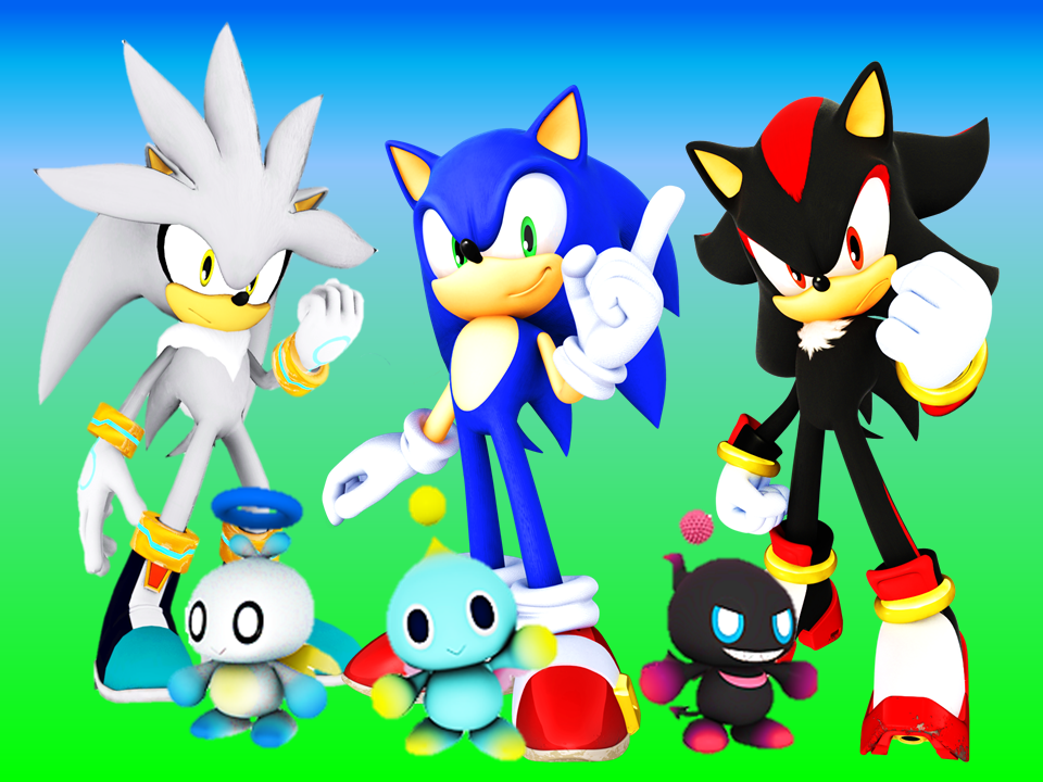 sonic chao Photo: sonic and shadow with chaos