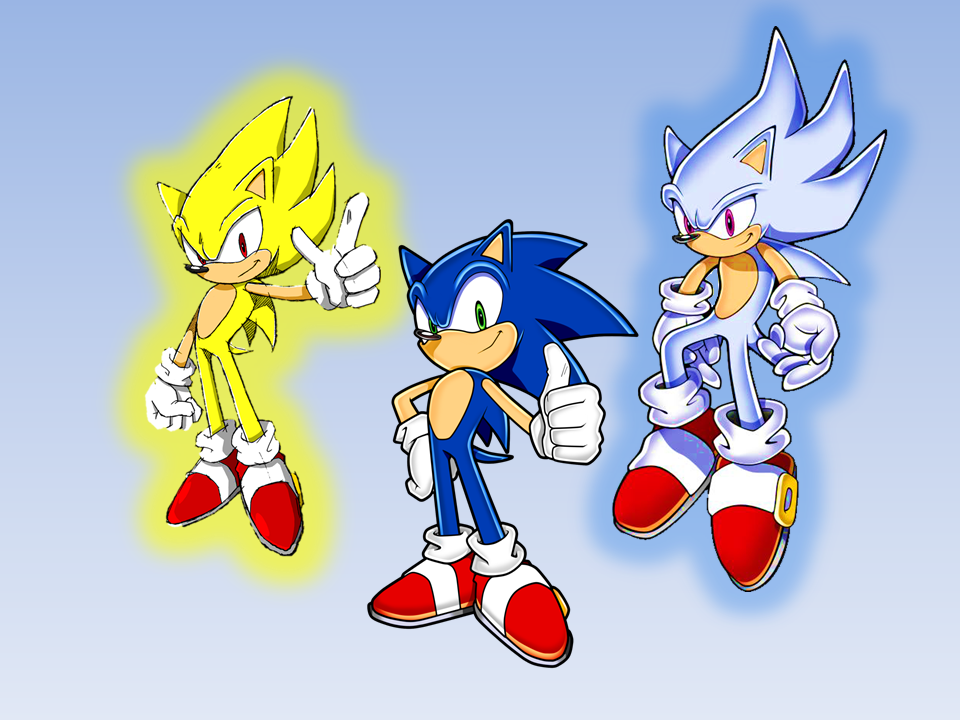 Super sonic vs hyper sonic by leifii on DeviantArt