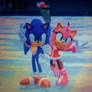Sonic and Amy Figure Skating Pairs Together