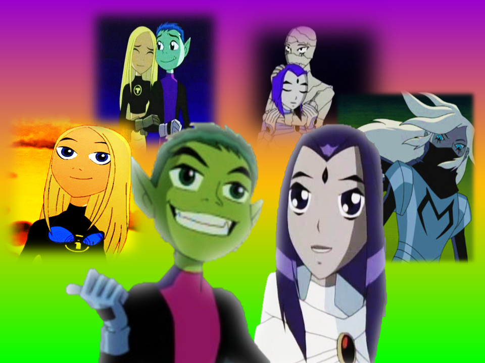 Beast Boy And Terra And Raven And Rorek By On Deviantart Beast Boy And Terra And Raven And Rorek By On Deviantart