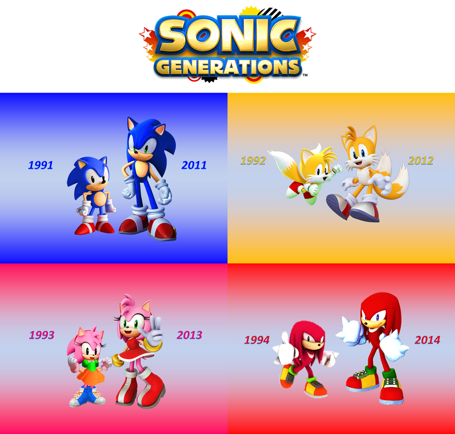 Sonic Generations Modern Sonic Meets Classic Sonic Sonic Generations Classic and Modern Friends by 9029561 on DeviantArt