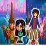 Vanellope Von Schweetz and Hiro Hamada