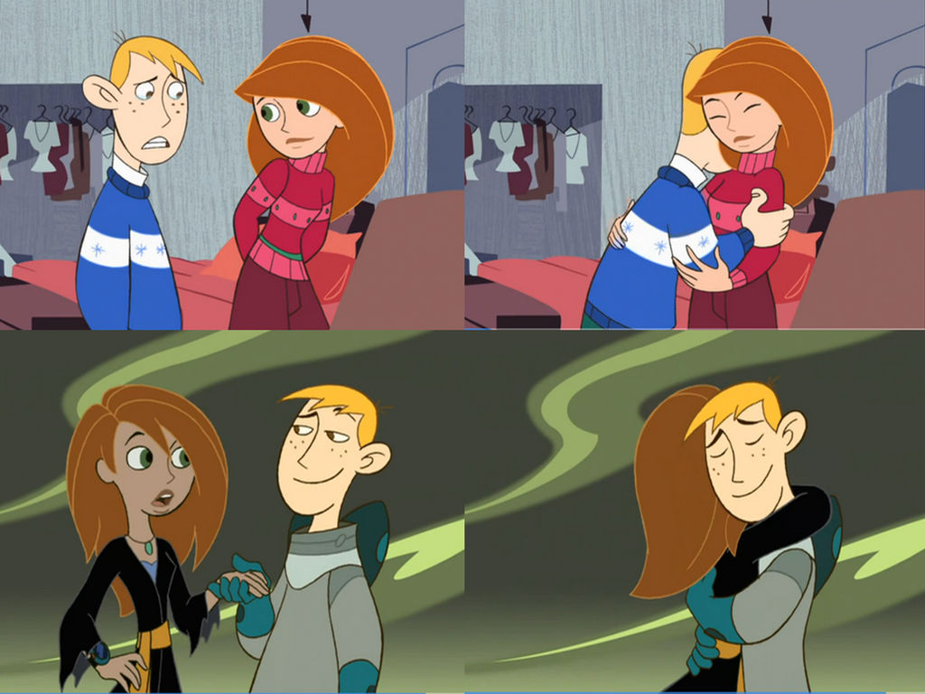 Disneys Kim Possible And Ron Stoppable Hug By 9029561 On Deviantart 