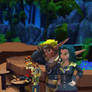 Jak and Keira and Daxter and Tess Double Date.