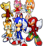 Sonic n Amy (Tails n Zooey) Knuckles n Tikal