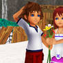 Sora and Kairi KHBBS First Met each other..