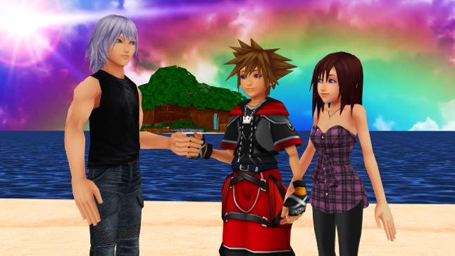 Take care of Kairi. Sora. by Riku..