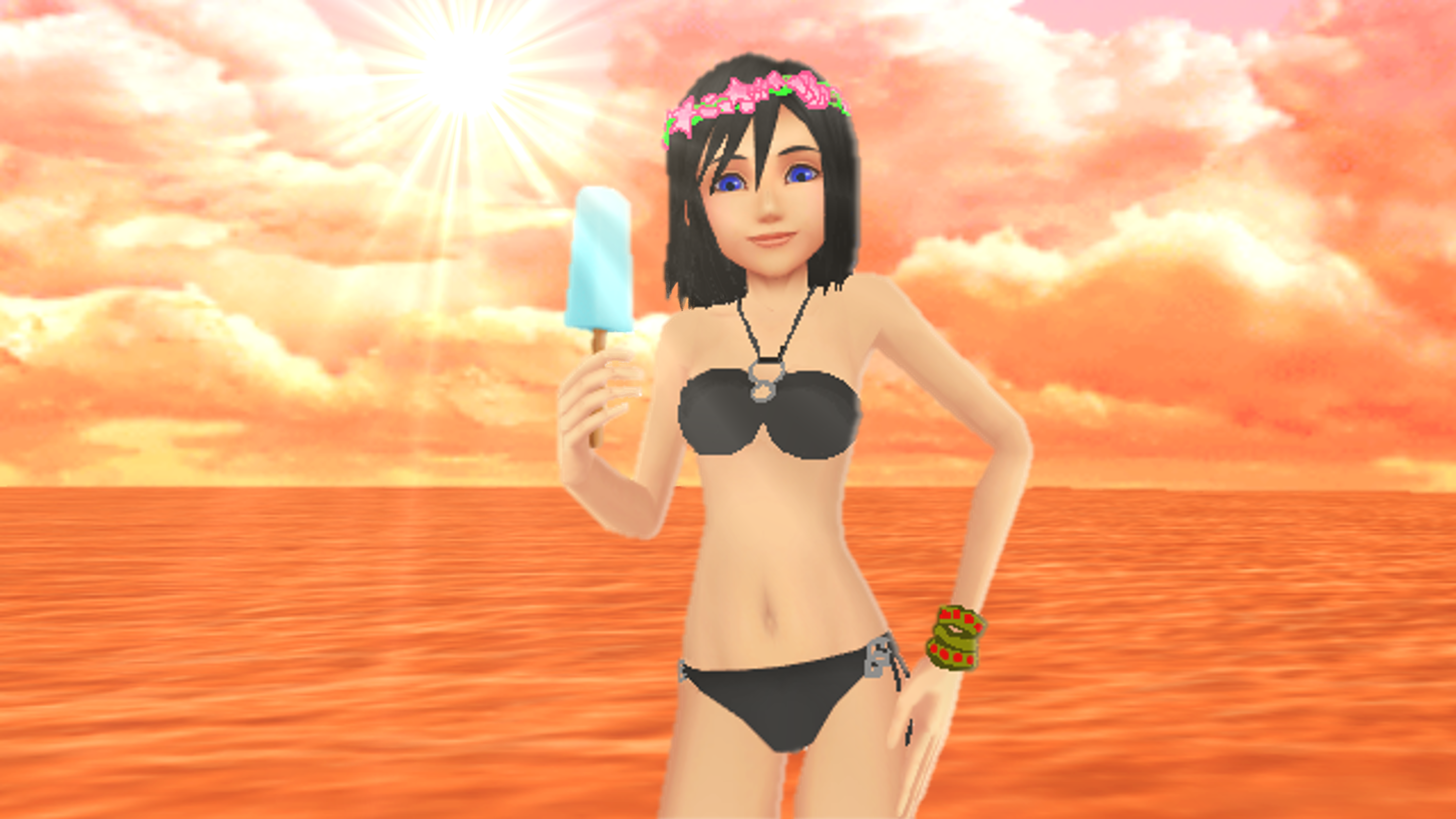 Xion on the Beach MMD Version (FlyingPrincess)