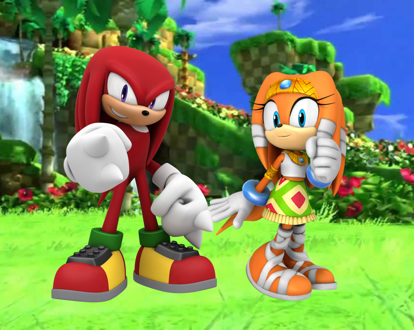 Knuckles And Tikal Echidna Wallpaper By 9029561 On DeviantArt.
