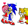 Sonic x Amy and Tails x Zooey