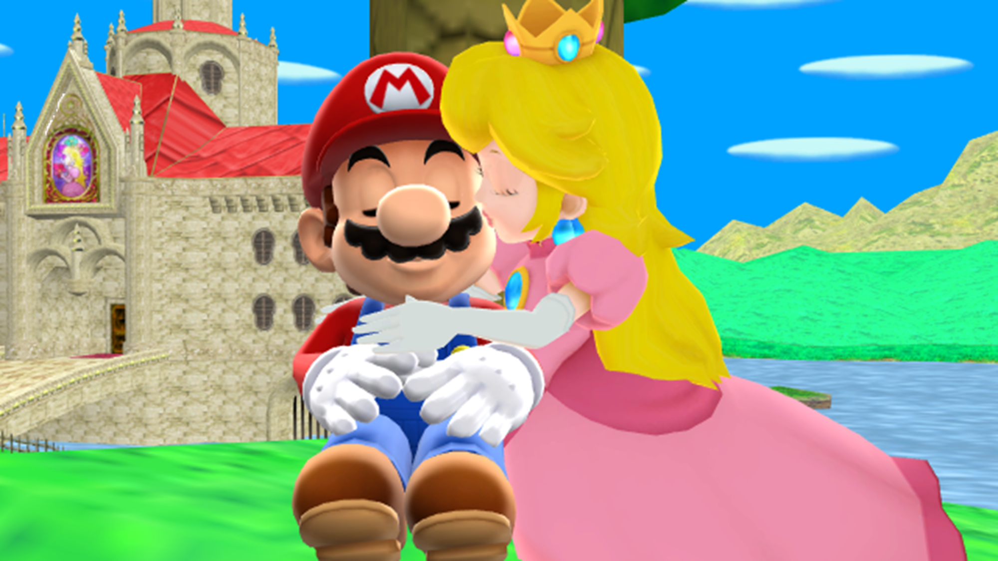 Mario x Princess Peach MMD (My True Hero),