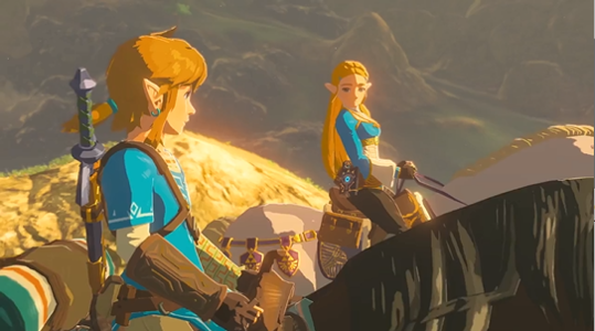 Breath of the Wild Link & Zelda 