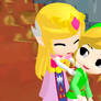 Toon Link and Zelda TogetherII (MMD)