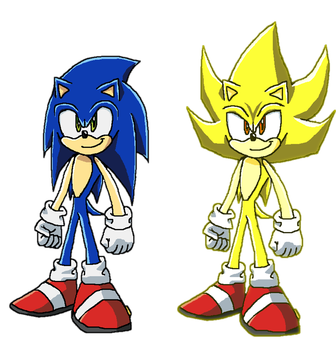 Super Sonic [Sonic X] Drawn By NazEspio by NazEspio on DeviantArt