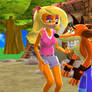 Crash and Tawna Bandicoot Honeymoon MMD