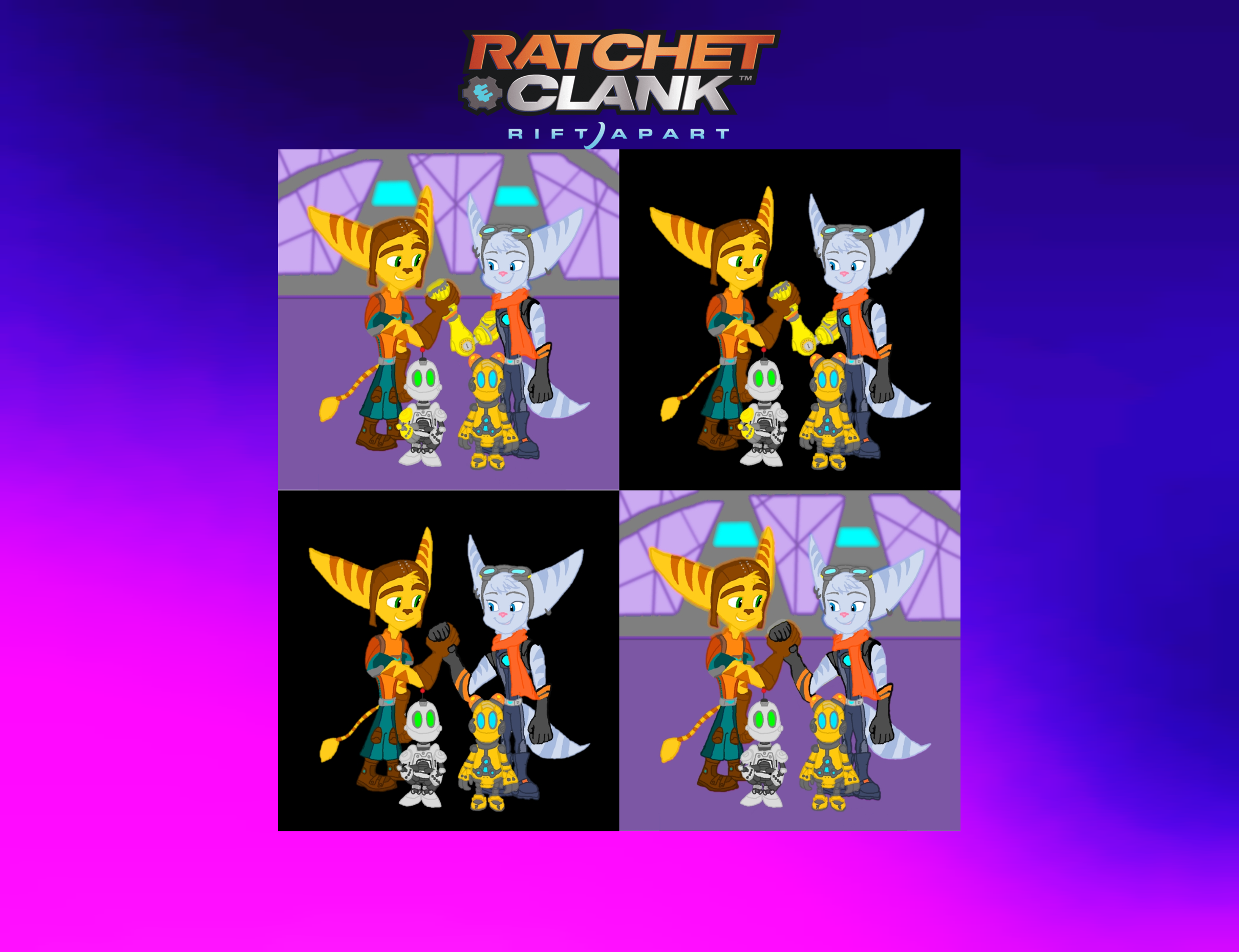 Rivet Ratchet & Clank ~ Rift Apart (Fannan Vector) Sticker for Sale by  slu1