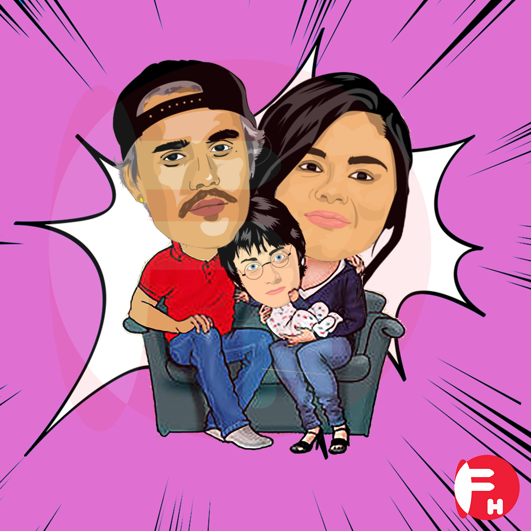 Cartoon family portrait Best Family Gift by Fnharts on DeviantArt Cartoon family portrait Best Family Gift by Fnharts on DeviantArt