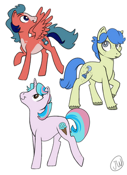 color palette ponies-Stallions