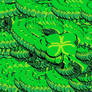 St.Patricks Day Brush ( 4 leaf clover brush)