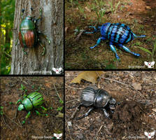 Realistic Gourd Sculpted Beetles 2